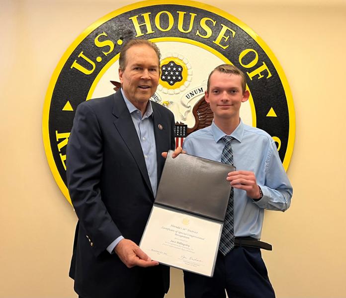 Buchanan Honors Area Student Who Invented App to Help Foreign Language Students