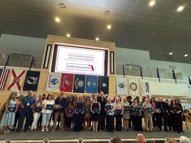 Buchanan Announces Congressional Education Award Recipients