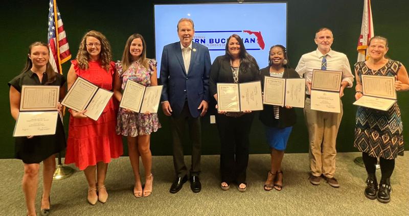 Buchanan Announces Congressional Teacher Award Recipients
