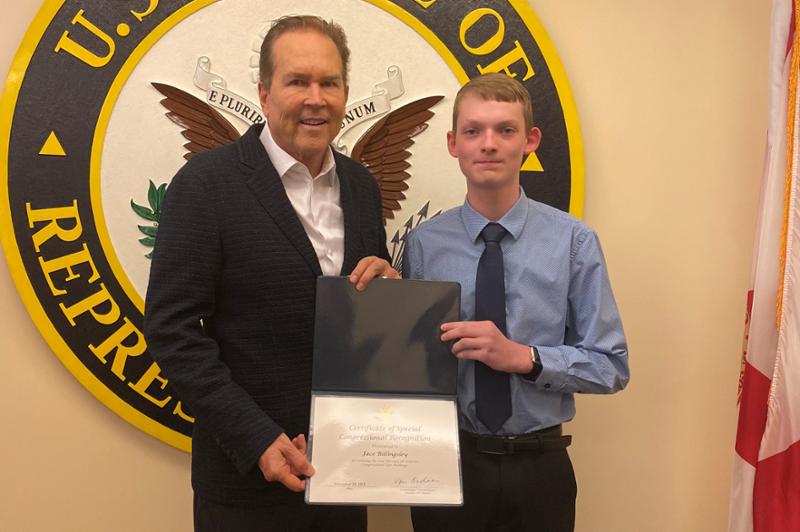 Buchanan Honors Area Student Who Invented Potentially Life-saving App