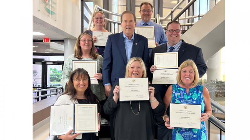 Buchanan Announces Congressional Teacher Award Recipients