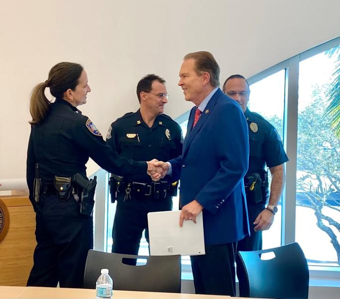 Buchanan, 52 Colleagues Call to Crack Down on Cop Killers During Police Week